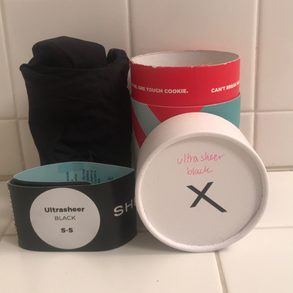 Ultra sheer black sheertex tights